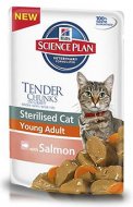 Hill's SP™ Feline Sterilized Cat Young Adult – Pouch, рацион – курица, лосось, индейка, форель (влажное питание, паучи): Набор  12 шт х 85 г